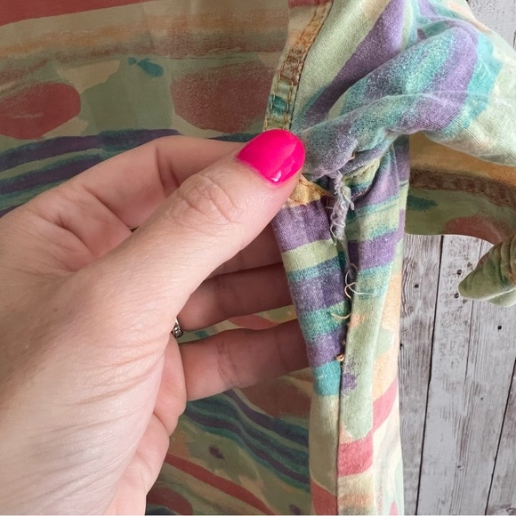 Vintage Western Aztec Button Down XL - Picture 6 of 6